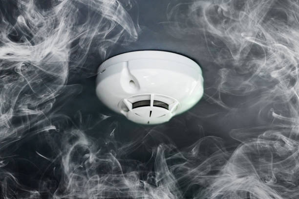 residential smoke carbon monoxide fire alarm detector